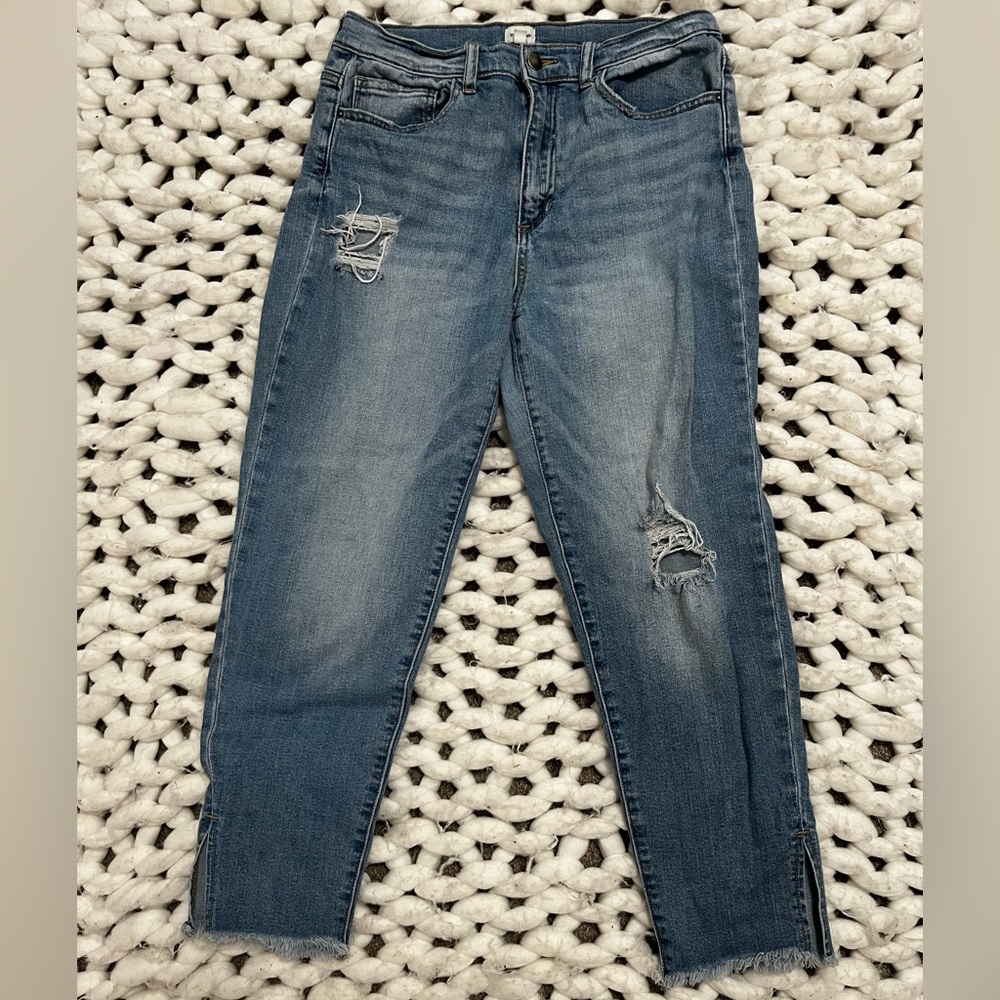 Sneak peek boutique jeans slit ankle size 11